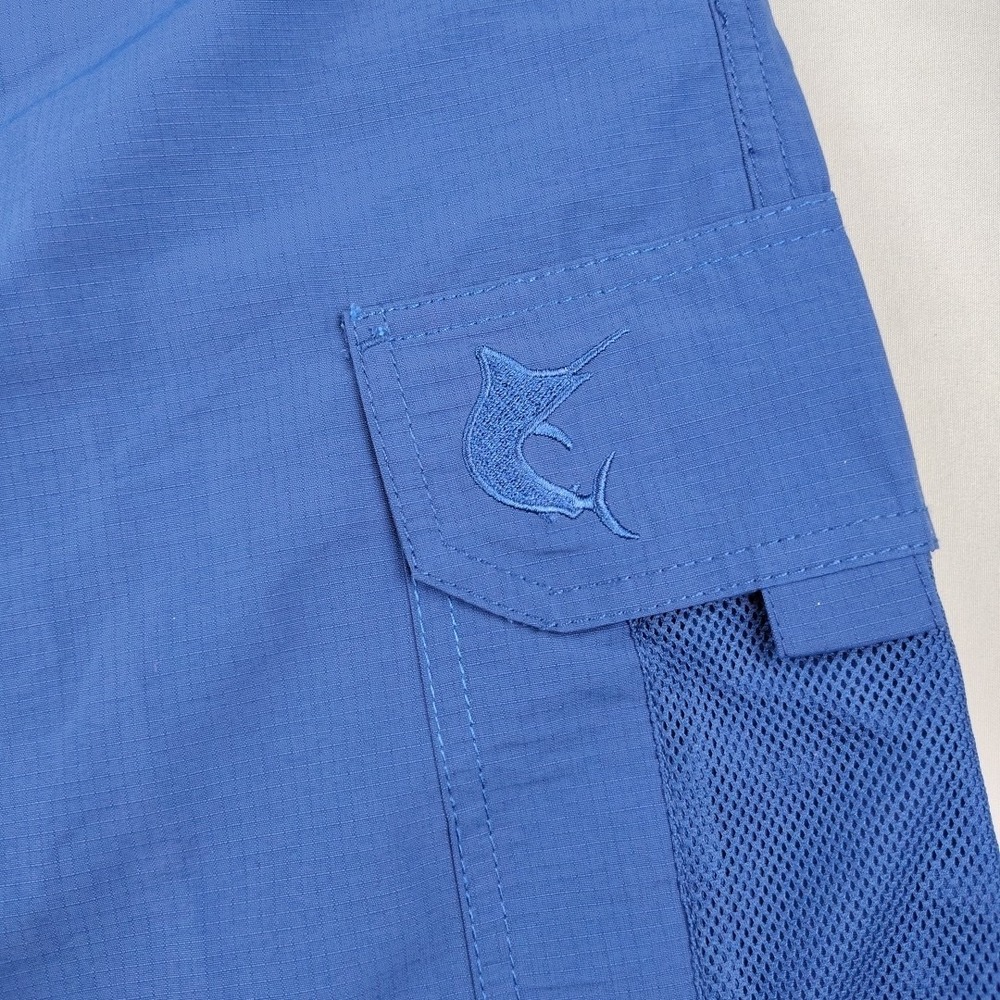 Reel Legends Tarpon Performance Shorts Mens XL Blue 7.5" Inseam Lightweight - Picture 9 of 16